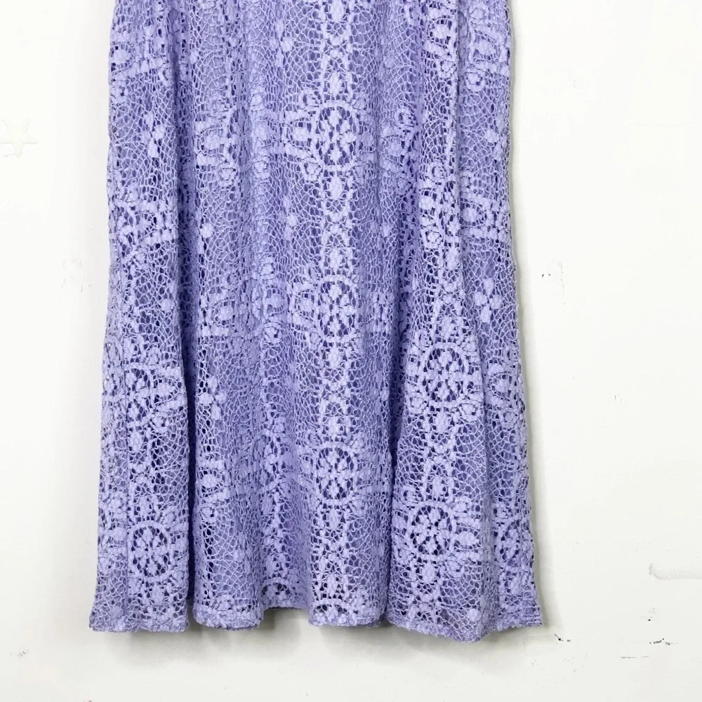 𝅺FREE People Small Lilac lace mini Dress